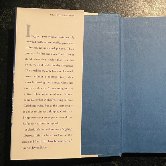"Skipping Christmas--A Novel," by John Grisham, 2001 First Edition Hardcover - Picture 4 of 6